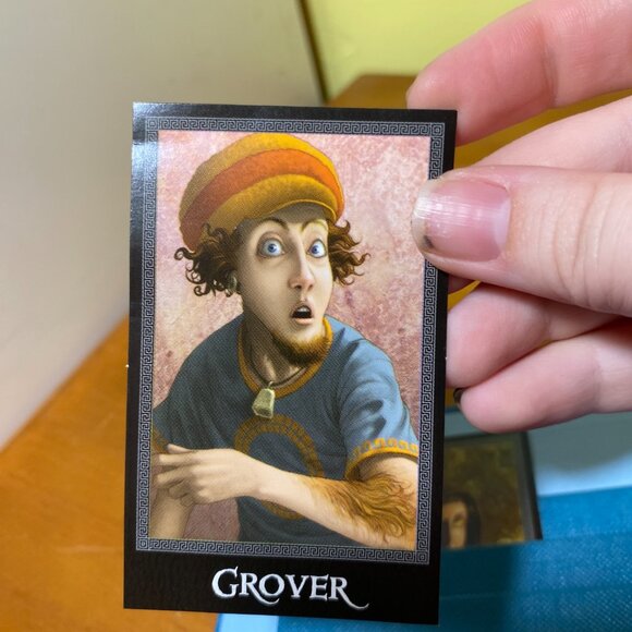 RARE! Percy Jackson Ultimate Guide Hardcover w/ ALL 9 Collectible Trading Cards - Picture 10 of 12